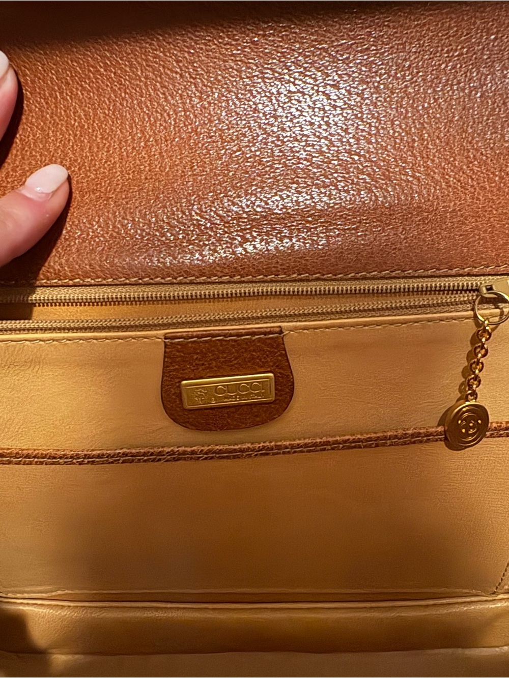 Gucci White Top-Handle Bag with Bamboo Handles - Picture 6 of 10